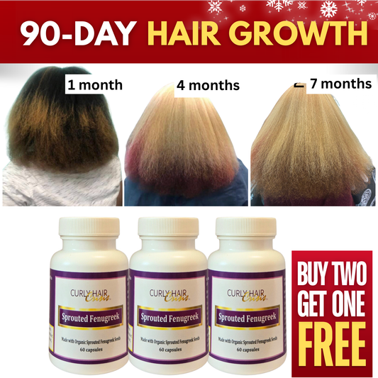 Organic Sprouted Fenugreek Capsules - Holiday Sale BTGO